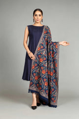 Bareeze-✦-Winter Karandi Embroidered Shawl