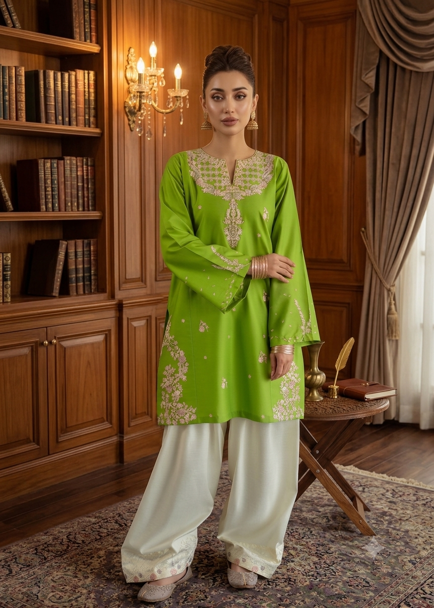 Mehak-Unstiched Embroidered 2PC Lawn