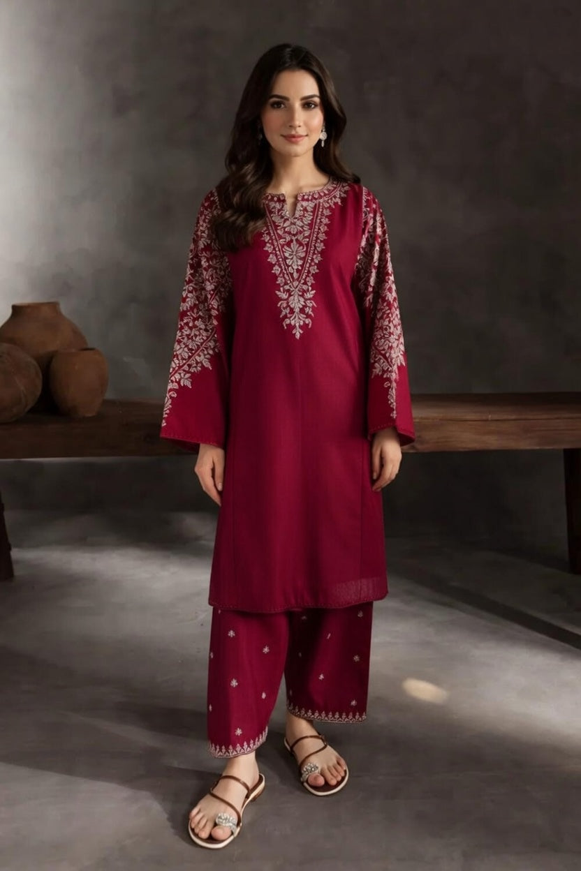 Chanchal - Unstiched Embroidered 2PC Lawn