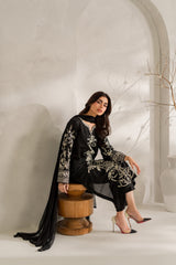 ELNAZ-✦-Premium Unstitched Dhanak Embroidered 3pc Suit
